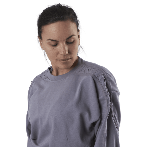 Nike - Therma Cropped Fleece LS Crew Purple