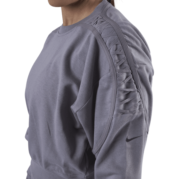 Nike - Therma Cropped Fleece LS Crew Purple