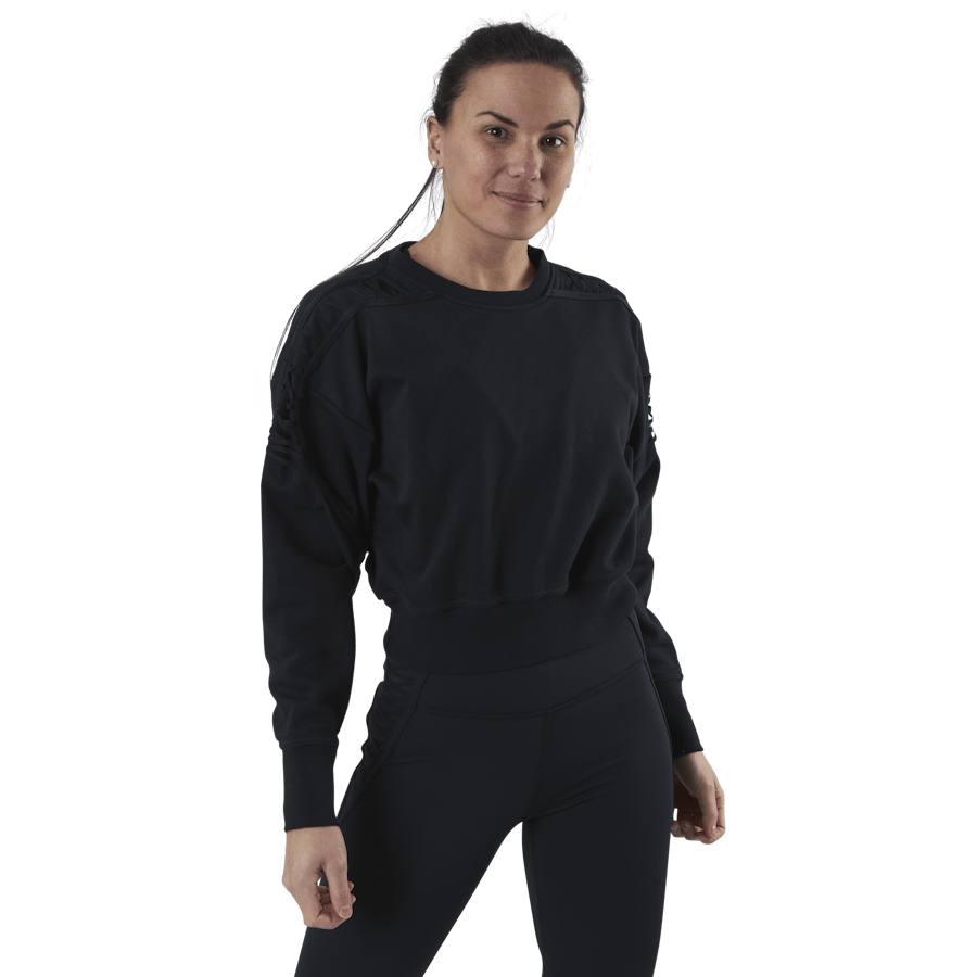 Nike - Therma Cropped Fleece LS Crew Black