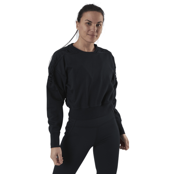 Nike - Therma Cropped Fleece LS Crew Black