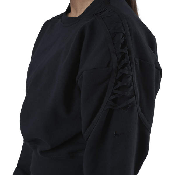 Nike - Therma Cropped Fleece LS Crew Black