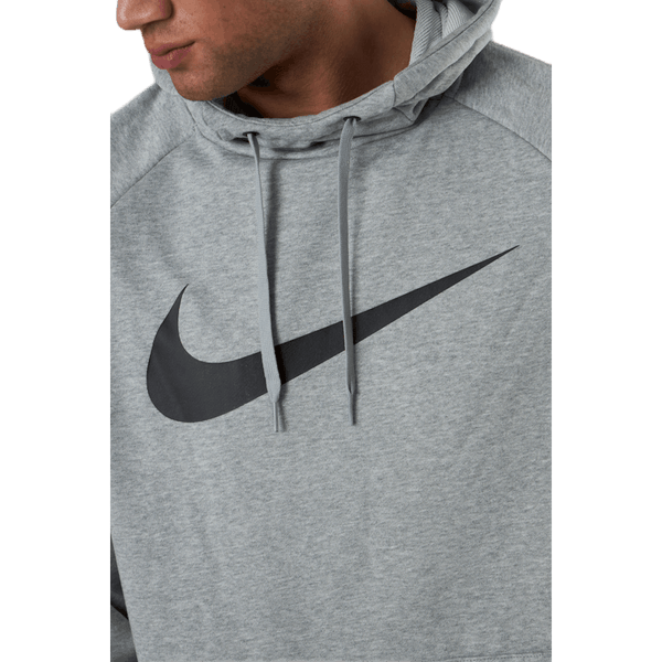 Nike - Dri-FIT Men's Pullover Training Hoodie DK GREY HEATHER/BLACK