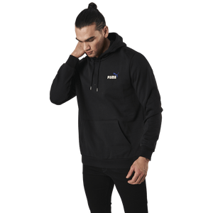 Puma - Essential Embroidery Logo Hoodie Fl Black