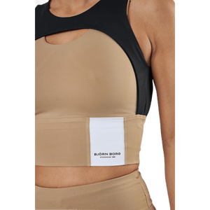 Björn Borg - Sthlm Overlap Crop Top Beige