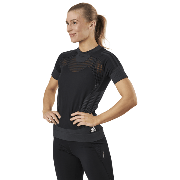 Adidas - Primeknit Tee W Black / Dgh Solid Grey