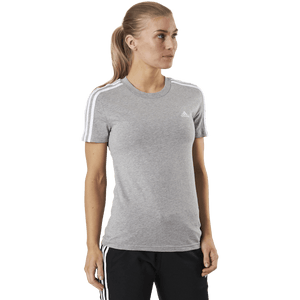 Adidas - Essentials Slim T-Shirt Medium Grey Heather / White