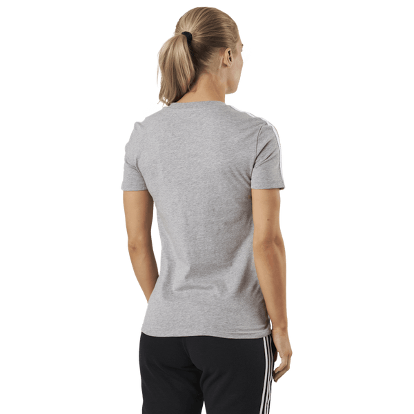 Adidas - Essentials Slim T-Shirt Medium Grey Heather / White