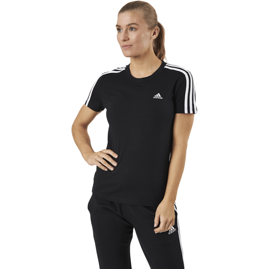 Adidas - Essentials Slim T-Shirt Black / White