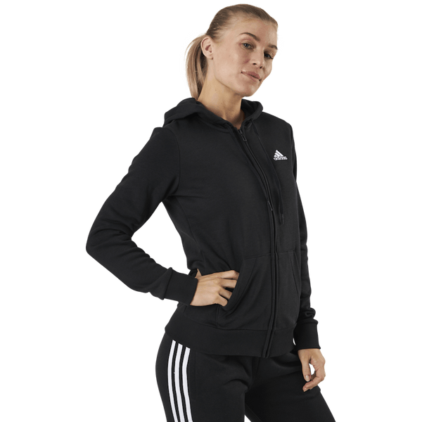 Adidas - Essentials Full-Zip Hoodie Black / White