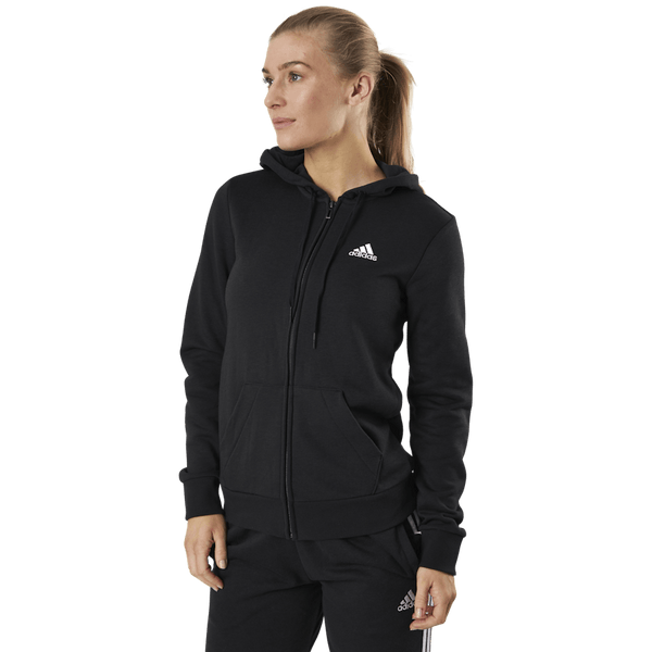Adidas - Essentials Full-Zip Hoodie Black / White