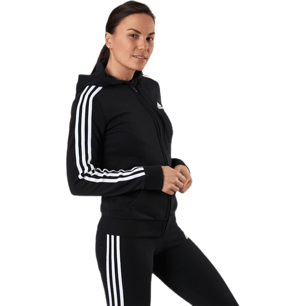 Adidas - Essentials Full-Zip Hoodie Black / White