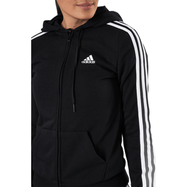 Adidas - Essentials Full-Zip Hoodie Black / White