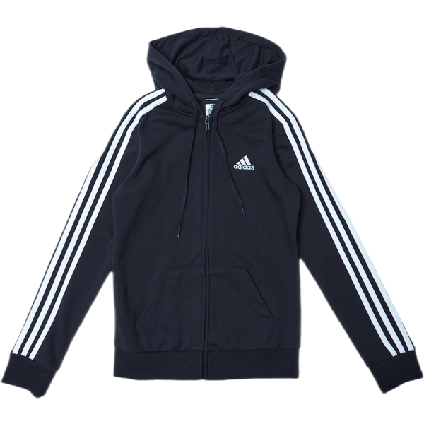 Adidas - Essentials Full-Zip Hoodie Black / White