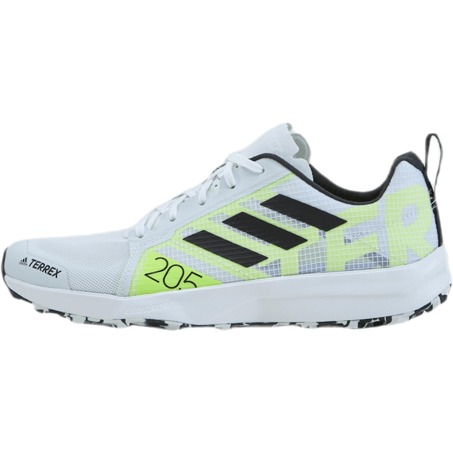 Adidas - Terrex Speed Flow Trail Running Shoes Cloud White / Core Black / Solar Yellow