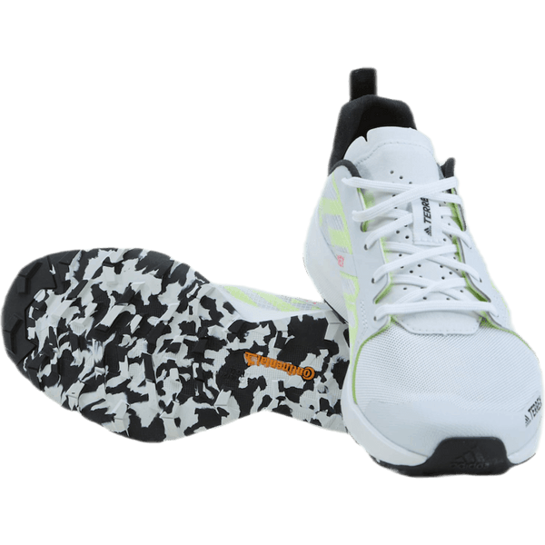 Adidas - Terrex Speed Flow Trail Running Shoes Cloud White / Core Black / Solar Yellow