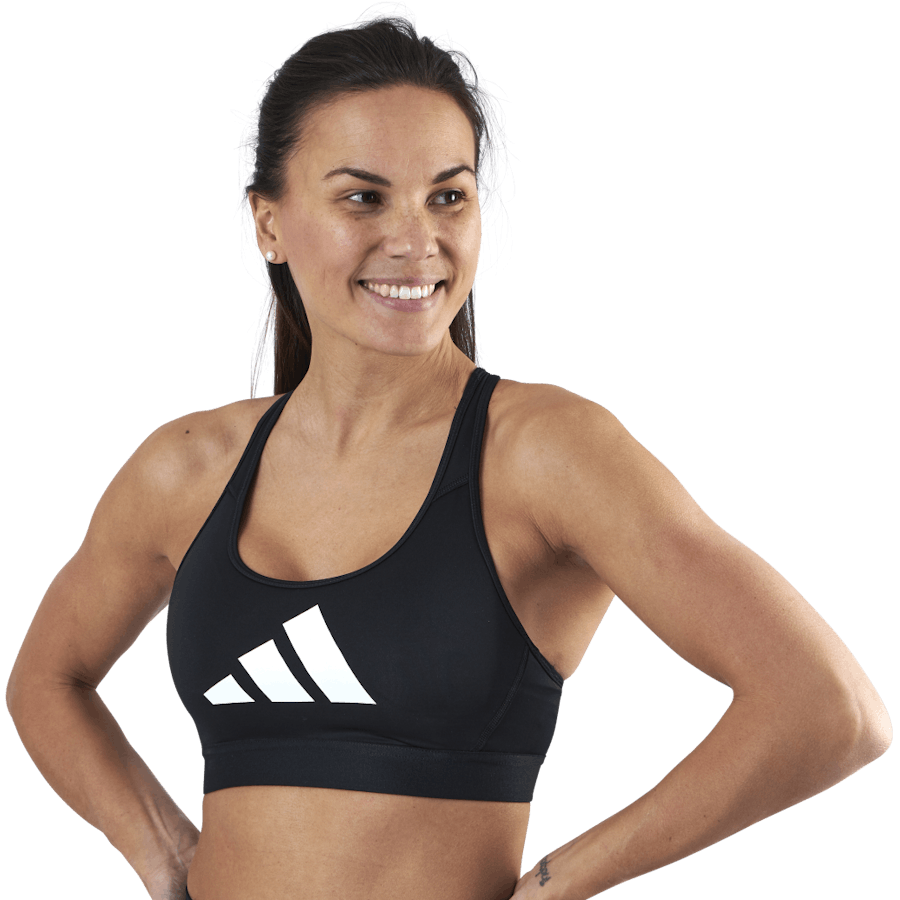 Adidas - Dont Rest 3 Bars Bra Black / Grey Four / White