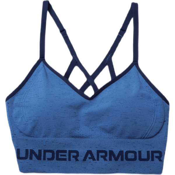 Under Armour - Seamless Low Long Htr Bra Blue