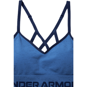 Under Armour - Seamless Low Long Htr Bra Blue
