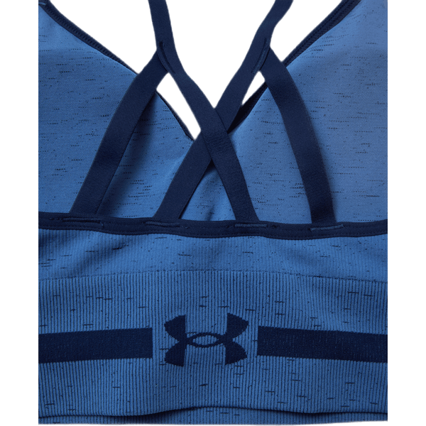 Under Armour - Seamless Low Long Htr Bra Blue