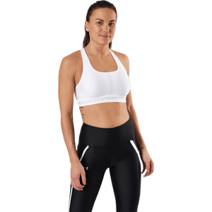 Under Armour - Crossback Mid Bra White
