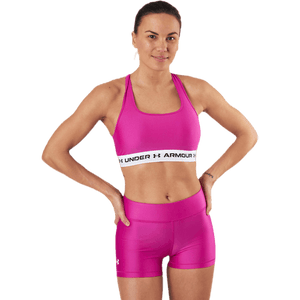 Under Armour - Crossback Mid Bra Pink