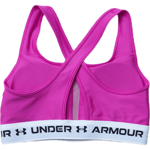 Under Armour - Crossback Mid Bra Pink