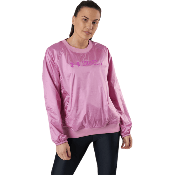 Under Armour - Recover Woven Shine Crew Pink