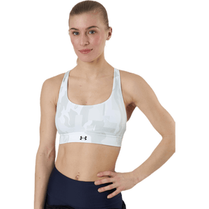 Under Armour - Isochill Team Mid Bra White