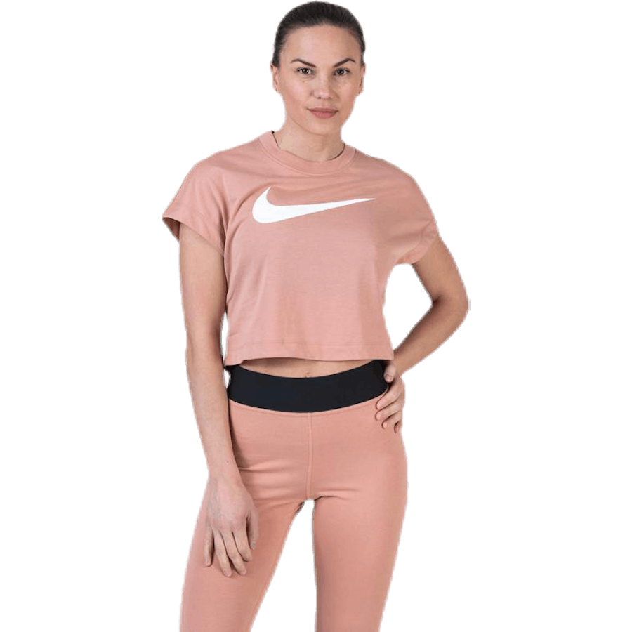 Nike - Swoosh SS Crop Top Red