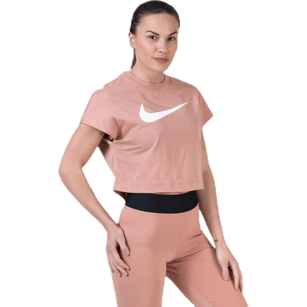 Nike - Swoosh SS Crop Top Red