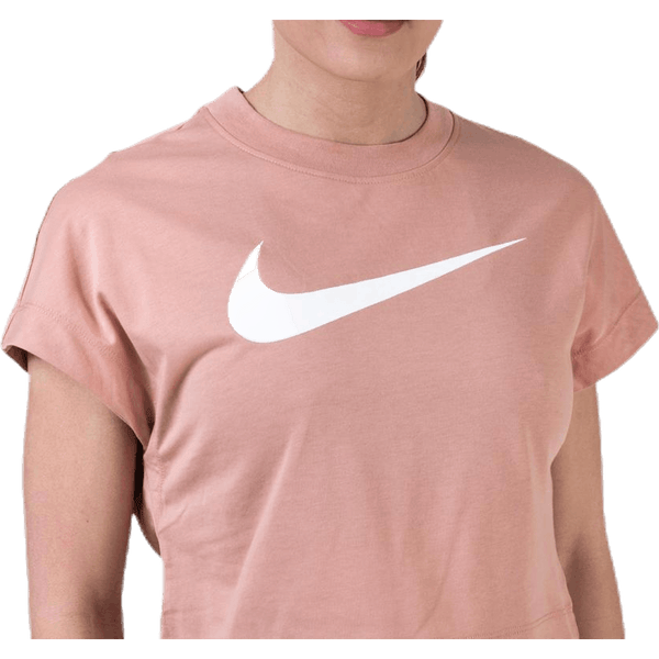 Nike - Swoosh SS Crop Top Red