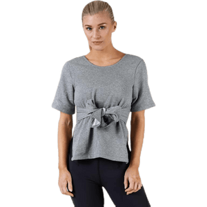 Nike - Studio SS Wrap Top Black/Grey