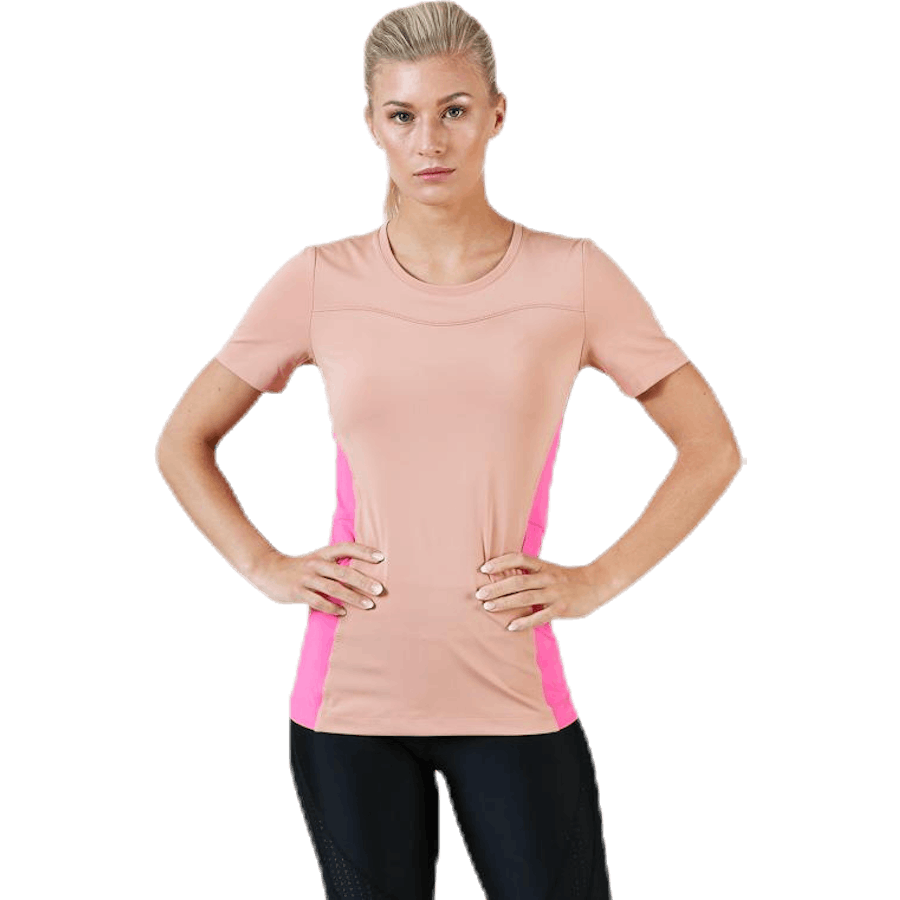 Nike - Pro Short-Sleeve Top Pink/White