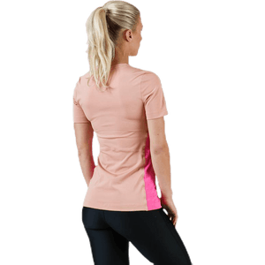 Nike - Pro Short-Sleeve Top Pink/White