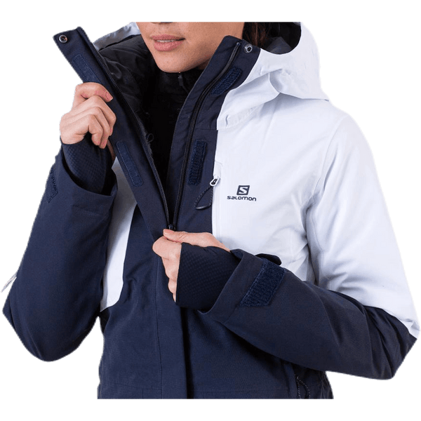 Salomon - QST Snow Jacket Blue/White