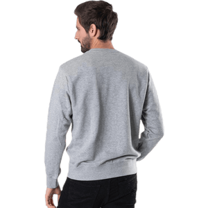 Nike - Sportswear Club Men's French Terry Crew DK GREY HEATHER/WHITE