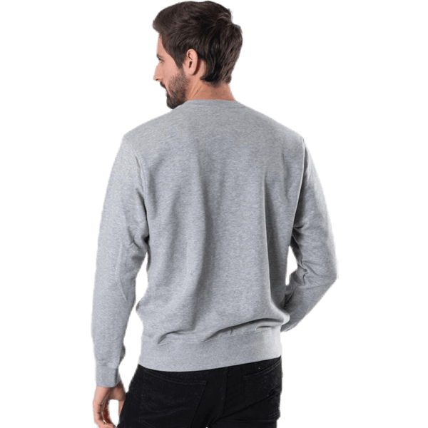 Nike - Sportswear Club Men's French Terry Crew DK GREY HEATHER/WHITE