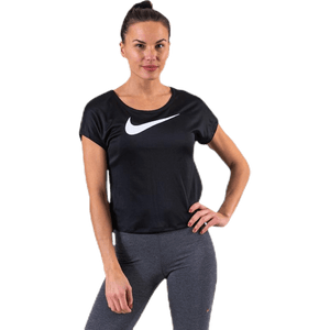 Nike - Swoosh Run Top SS White/Black