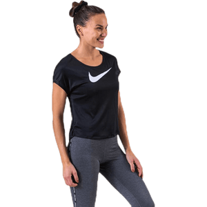 Nike - Swoosh Run Top SS White/Black