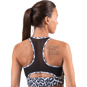 Nike - Everything Leopard Bra White/Black