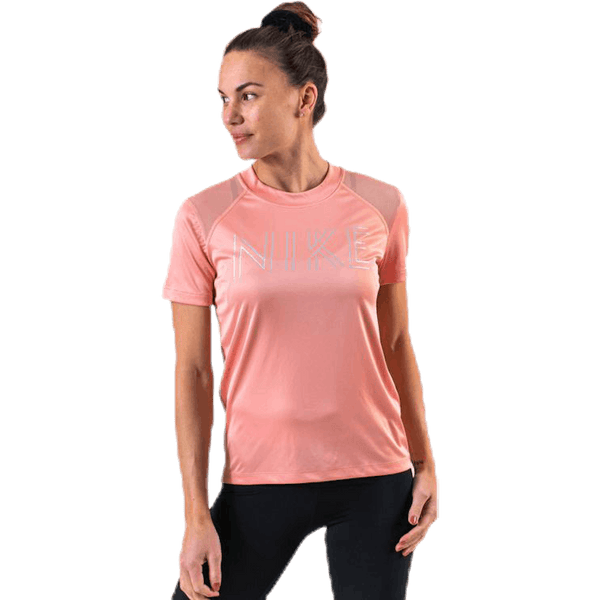 Nike - Dry Miler SS Pink/Silver