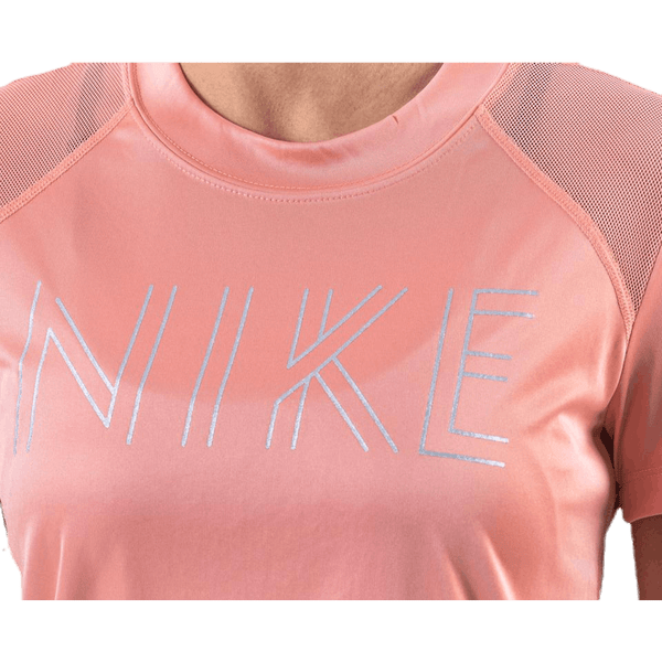 Nike - Dry Miler SS Pink/Silver