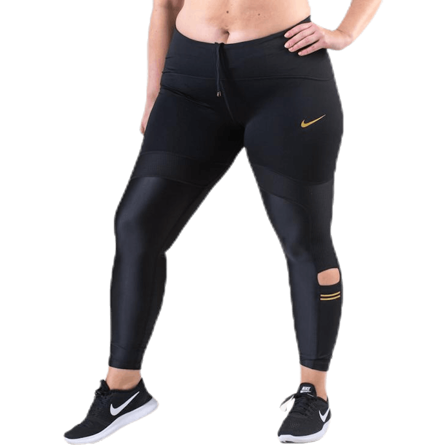 Nike - Speed 7/8 Glam Tight Black/Gold