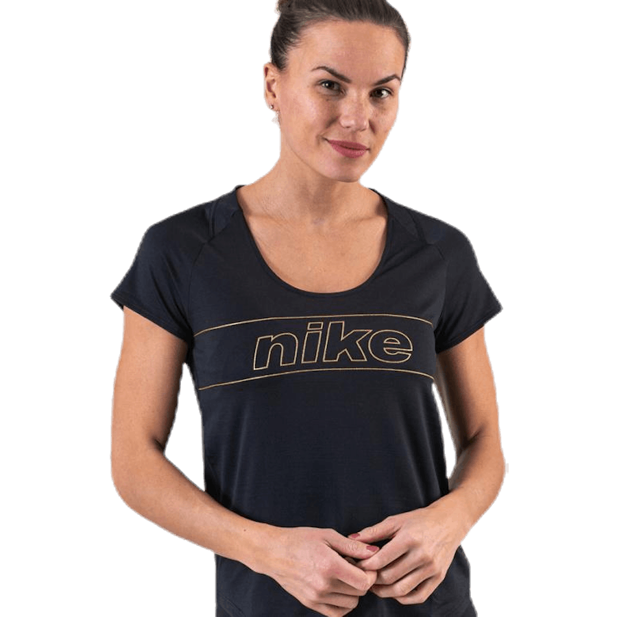 Nike - Glam Top SS 10K Black/Gold