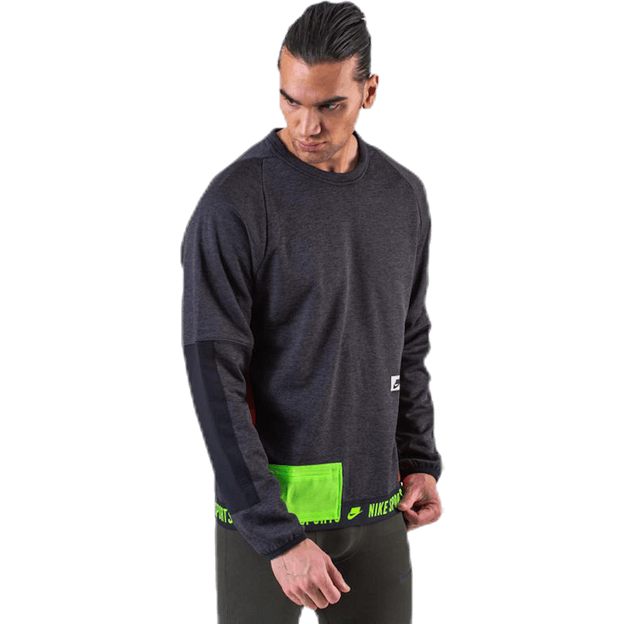 Nike - Therma Crew LS  Black