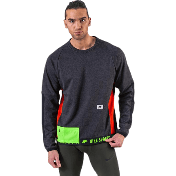 Nike - Therma Crew LS  Black