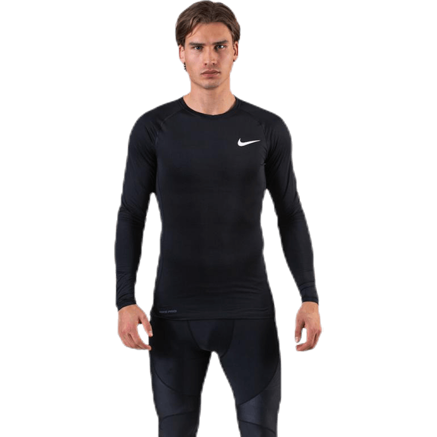 Nike - Pro LS Top White/Black