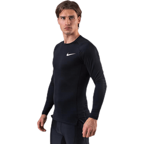 Nike - Pro LS Top White/Black