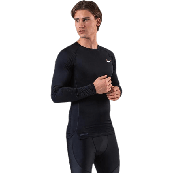 Nike - Pro LS Top White/Black