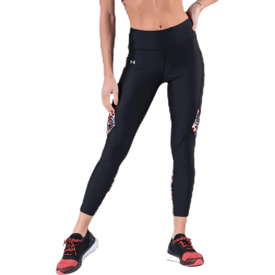 Under Armour - HG Armour Printed Panel Ankle Crop Black